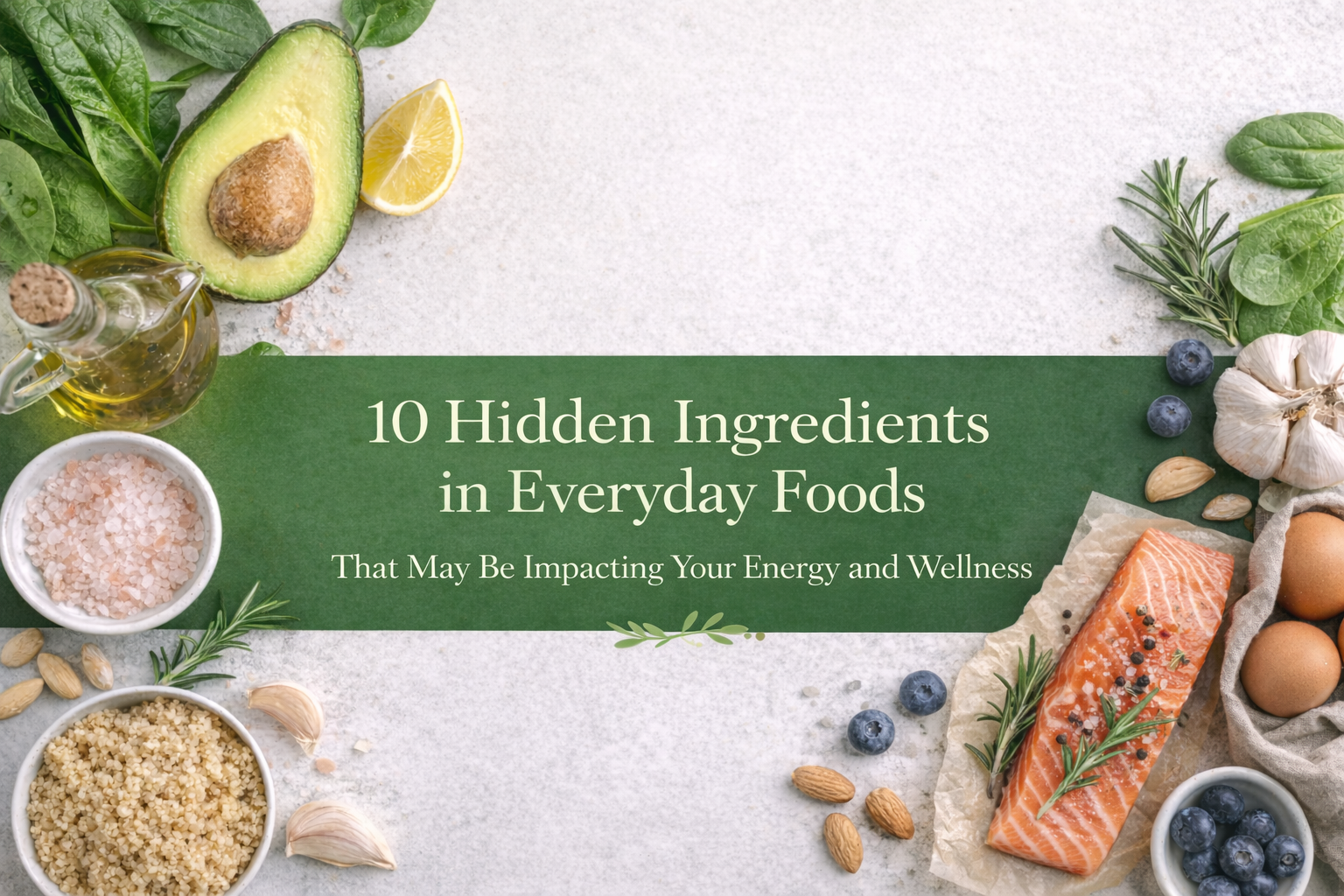 10 Hidden Ingredients in Everyday Foods That May Be Impacting Your Energy and Wellness